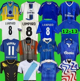 Lampard 2011 2012 2013 Drogba 1994 1995 Retro Soccer Jersey Torres 11 12最終96 97 99サッカーシャツCamiseta Crespo Hughes 83 85 87 03 05 06 Cole Zola Vialli 07 08