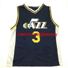 Trey Burke Basketball Jersey Blue Tank Top 자수 사용자 정의 이름 번호 xs-5xl 6xl