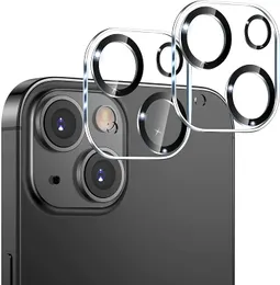 HD Clear Lens Protectors för iPhone 14 11 12 13 Pro Max Scratch-resistent no-bubble len härdat glas