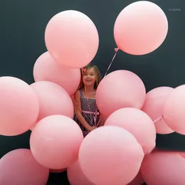 5/10/18/36 tum stora stora jumbo rosa ballonger runda matte luftballonger pastell baby shower bröllop födelsedagsfest dekoration