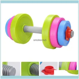 Equipamentos Fitness Suprimentos Esportes Ao Ar Livre Dumbbells 1 Set Kids Ergonômico Dumbbell Ajustável Crianças Manhã Exercício Barbell Drop Deli