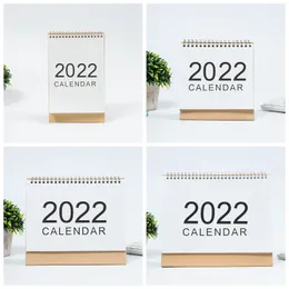 Simple 2022 Kalendarz Desk Kreatywny Desktop Ozdoby Przenośne Pracy Kalendarze Nowy Rok Planista Daily Schooller School Office Konfigurowalne HY0098