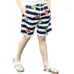 Boys Printed Beach Quick Dry Running Swimwear Swimsuit Swim Trunks Beachwear Sports Board Shorts Plus Size 210417