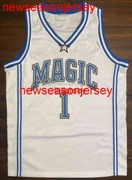 100% сшитый винтажный Tracy McGrady Basketball Jersey Mens Mens Women Youth Custom Number Name Jerseys xs-6xl