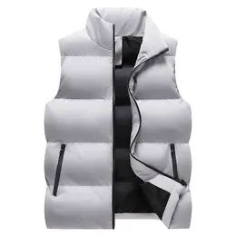 Vinter män Duck Down Vest Coat Ultralight Ärmlös Puffer Vest Jacka Fashion Stand Collar Vindskyddad Duck Down Waistcoat G1115