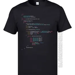 Renkli Kod Programlama JS Erkekler T Shirt Kıdemli BT Engineer SCJP Programcı% 100% Pamuk Tişörtleri KlavyeMan Çalışma Gün 210409