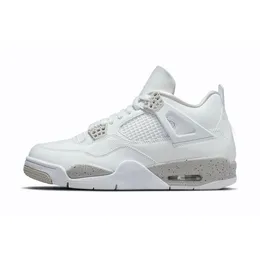 Z projektantem pudełek Retro Mens Jumpman 4 buty do koszykówki Women Kids 4s Sneakers Tennis White Oreo Czerwony żółty brązowy brązowy bolesny Shimmer