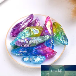 Naturalny kryształ surowy leczniczy kamień galwaniowy kwarcowy okazy szorstkie kolekcje kamień ryby zbiornik akwarium wystrój domu