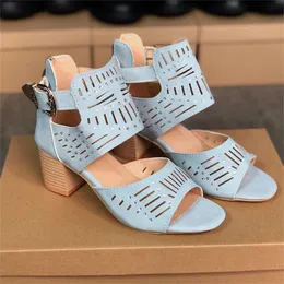 2021 Fashion Women Sandal Summer Dress High Heel Sandals Designer Shoes Party Beach Sandals with Crystals Good Quality EU35-43 W11