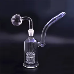 Mobius Glass beaker bongs Nano With dome Matrix birdcage Perc 8inches bubbler Water Pipes Recycler Dab Rigs wth big size oil burner pipes