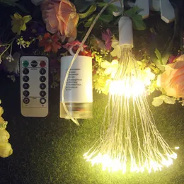 180 LEDs wasserdichte explodierende Stern-Feuerwerk-Lampenkette, Weihnachtslichterkette, Kupferdraht-Lampen, Löwenzahn-Saiten, Licht, Garten, Heimdekoration, D2.0