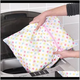 3040 cm tryckkläder Hine Bra Lingerie Mesh Net Wash Bag Pouch Basket Washing Care Tvättväskor DBC VMIE9 SQEY2