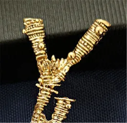Designer Gold Letter Brosch Pin For Men and Women 4*7cm kostym klänningstift Lyxmodelsmycken gåva TT