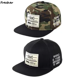 Ball Caps Herrenmode Buchstaben Baumwolle Verstellbare Baseballkappe Leder Label Camouflage Hip Hop Sonnenhut Unisex Snapback Hüte für Männer