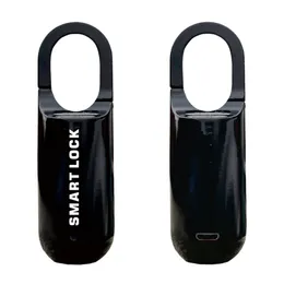 Mini Smart Padlock USB Rechargeable Fingerprint Unlock Control Portable Keyless Door Lock Security Without App No WiFi Waterpoof