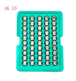 50pcs Cell Coin Watches Battery LR44 AG13 L1154 357 SR44 1.5V Alkaline Button Batteries Suitable For Watch