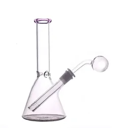 Heavy Glass hookah Beaker Bongs thick elephant Joint smoking water pipe ice catcher classical recycler bong with male glass oil burner pipes