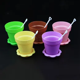 Jednorazowe Rośliny Doniczkowe Cake Cup Garden Soczyste Rośliny Plastikowe Diy Lody Jogurt Kubki Desktop Dekoracja Pot Bh6153 Wly