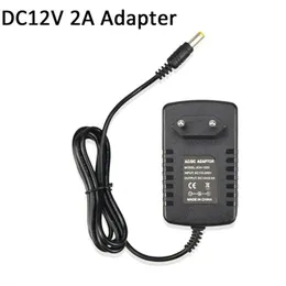 8шт светодиодный драйвер питания 12V 2A 24W освещение EU Plug Converter адаптер для RGB светодиодной полосы света трансформаторы переключателя AC 90-240V