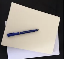 200 sheets Contract paper 100% cotton linen pass counterfeit pen test paper high quality hot ivory color paper