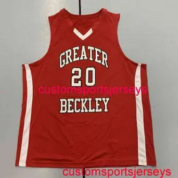 Genähtes Team Greater Beckley Christian School Basketball HS-Trikot, Herren-Damen-Jugend-Throwbacks-Trikot, XS-5XL 6XL