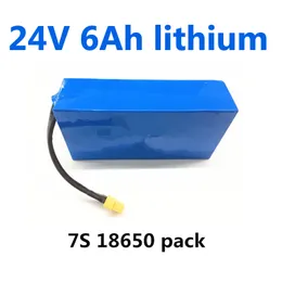 24 V 6AH Li Ion 7s 18650 Pakiet akumulator