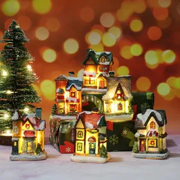 سلاسل نموذج لعب عيد ميلاد LED مصغرة دمية DIY ديكور عيد الميلاد الضوء
