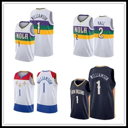 Zion 1 Williamson Jersey Lonzo 2 Ball Basketball Jerseys mens Free