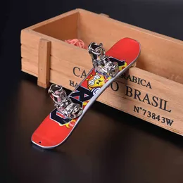 Accessori chiave 3D Snowboard Model Pendente in lega di zinco in lega di zinco Souvenir