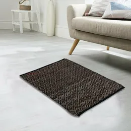 Dywany dywan 100% naturalny juty bawełniana 2x3 stóp ręcznie tkana mata podłogowa dywan dywan