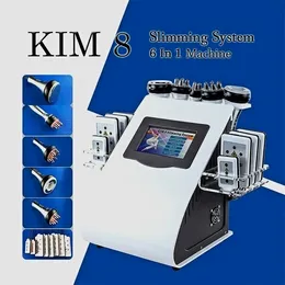 عالي الجودة طراز جديد 40K التجويف بالدهون بالموجات فوق الصوتية 8 منصات ليزر فراغ RF Skin Care Salon SPA Machine Machine Equipment #012