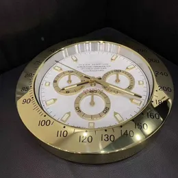 Luxus Große Wanduhr Modernes Design Gold Wanduhren Wohnkultur Metall Leuchtende Uhr Mechanismus Stille Uhr Duvar Saati Geschenk 210724