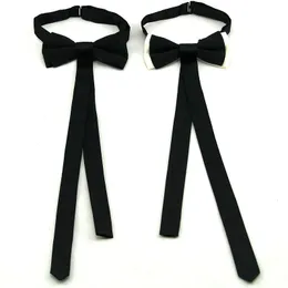 Linbaiway Casual Men Bowtie for Women Butterfly Wedding Ribbon Bow Tie Formal Dress Business Black Bowknot Necktie Custom