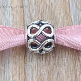 DIY charms för bröllop smycken uppsättningar gör kit shine charm pandora 925 silver armband kvinnor män bangle kedja chakra pärlor hänge halsband brudtärna gåva 791872