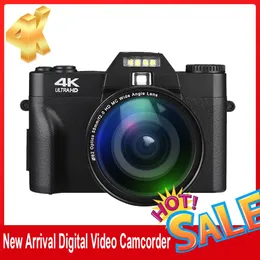 كاميرا رقمية VLogging كاميرا فيديو ل YouTube WiFi المحمولة المحمولة 16x Zoom 30MP HD إخراج Selfie Cam