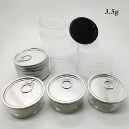 Tin Can Aluminiowe Pokrywy Kwiaty Opakowania Konserwy Food 3.5G Plastikowe butelki Plastikowe Grade wysokiej jakości puszki puszek do puszek suchych