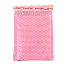50 sztuk Bubble Mailers Wyściełane Koperty Wyświetlane Poly Mailer Self Seal Pink Envelope Mailing Bag # BL3 Torby do przechowywania