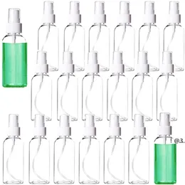 New2oz Clear Spray Butelki 60ml Refillable Fine Mist Drogeer Bottle Makeup Kosmetyki Pusty pojemnik do podróży EWA5507