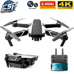 S62 Drone 4K HD Dual Kamera Visuelle Positionierung 1080P WiFi Fpv Faltbare Vier-Achsen Höhe Halten Rc Quadcopter Dron Spielzeug 211104