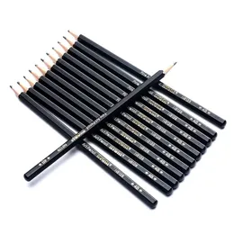 Nyoni 2B/HB/14B Sketch Pencil Set 12st/Box Special Drawing Pencil Sketch Art målning Stationery School Elevers Supplies -2b