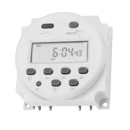 TIMERS 12V 16A DIC TIMER SWITCH قابل للبرمجة LCD الرقمية المصغرة العد التنازلي