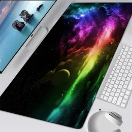 Non-Skid Space Galaxy Mouse Pad Lock Borda Mousepads Gaming Mousepad Mousepad Mouse Pad Mouse Pads Mouse Pads Mesa de escritório Moda Moda Esteira