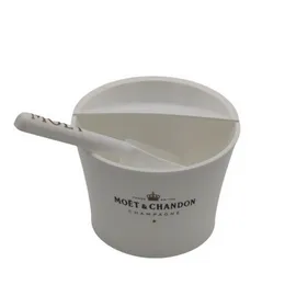 Flauti di champagne in vetro Vino in plastica Yeti Cooler Cooler Cocktail Cup Coppa Bianco Secket di ghiaccio acrilico e cubetti di pinze