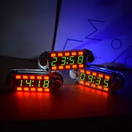 Timers DIY Digital Tube LED Alarm Clock Kit Multifunktion Datum Nedräkning Tidstemperatur 12/24H C/F Display