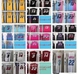 Żółty 3 Dwyane 22 Jimmy Wade Butler Czarny niebieski 14 Tyler 13 Bam Herro Ado Kendrick 25 Nunn Shorts S-2xl