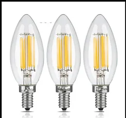 2021 2W 4W LED Candle Light Bulb C35 C35T Dimmable High Quality E12 E14 E27 E26 B15 B22 Energy Saving Bulbs for Chandelier Lamp