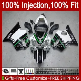 Honda CBR600F4I F4 I CBR600FS 01-03 BodyWork A6NO.15 CBR 600F4I 600 F4I FS CC 2001 2002 2003 CBR600 F4I 600CC 01 02 03注入型フェアリンググリーンブラック