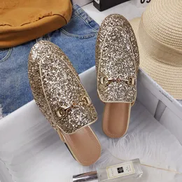 2021 春のデザイナー Outdoorshoes 女性ミュールプラットフォームスリッパ Sandalias De Verano Para Mujer Zapatos De Mujer DE34322