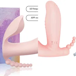 Wibratory NXY Cliteris Vibratory dla kobiet do noszenia dildo zdalne sterowanie parą zabawki seksu Anal Kulki aplikacji sterowane wibrator 1119