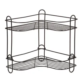 2/3-Tier Storage Rack Triangle Corner Shelf Holder Bathroom Kitchen MAX 19KG